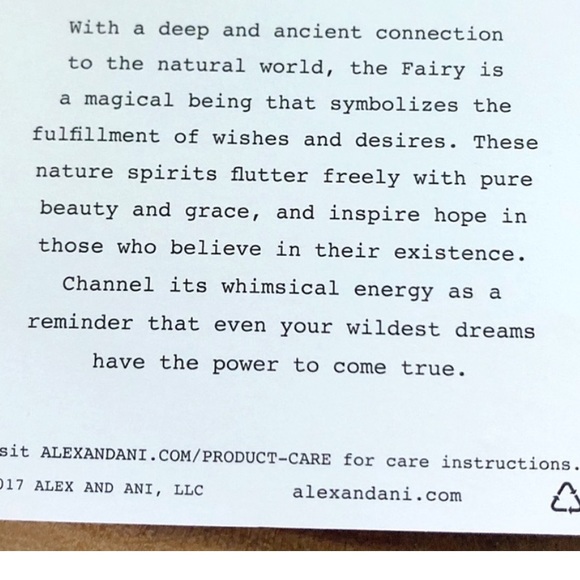 Alex and Ani gold Fairy Believe Bracelet with Box - New - Picture 5 of 5